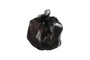 Disposable plastic bags in size 60x80 cm, without drawstring handles - 1 roll, 15 pcs each-2