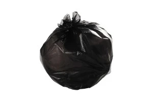 Disposable plastic bags in size  80x100 cm, without drawstring handles - 1 roll, 10 pcs each-2