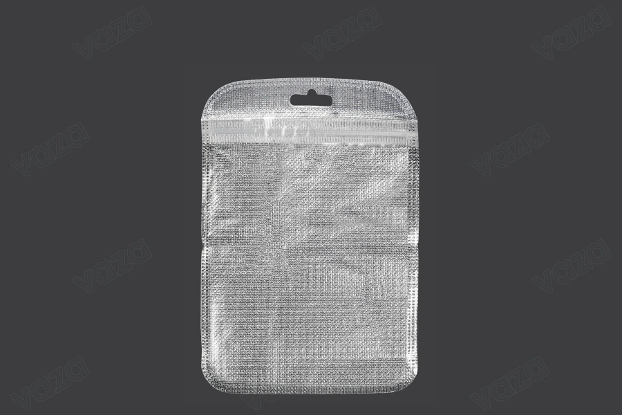 Σακουλάκια με κλείσιμο zip 105x150 mm, non woven ασημί πίσω όψη, διάφανο μπροστά και τρύπα eurohole - 100 τμχ Σακουλάκια με κλείσιμο zip 105x150 mm, non woven ασημί πίσω όψη, διάφανο μπροστά και τρύπα eurohole - 100 τμχ-εικόνα_προϊοντική