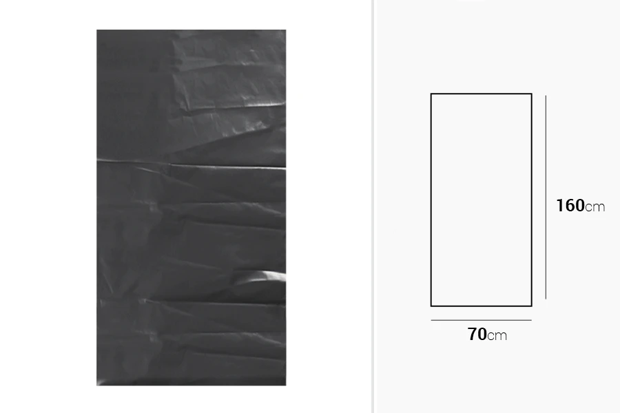 Σακούλες απορριμμάτων πλαστικές 70x160 cm υψηλής αντοχής σε μαύρο χρώμα - 10 τμχ Σακούλες απορριμμάτων πλαστικές 70x160 cm υψηλής αντοχής σε μαύρο χρώμα - 10 τμχ