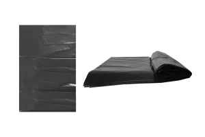 Black heavy-duty plastic garbage bags in size  40x84 cm - 10 pcs-1