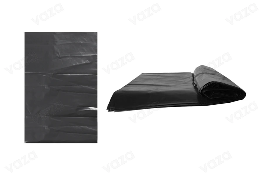 Σακούλες απορριμμάτων πλαστικές 40x84 cm υψηλής αντοχής σε μαύρο χρώμα - 10 τμχ-εικόνα_προϊοντική