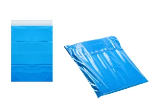 Blue self-seal adhesive waterproof courier bags in size 280x420  mm - 100 pcs-1