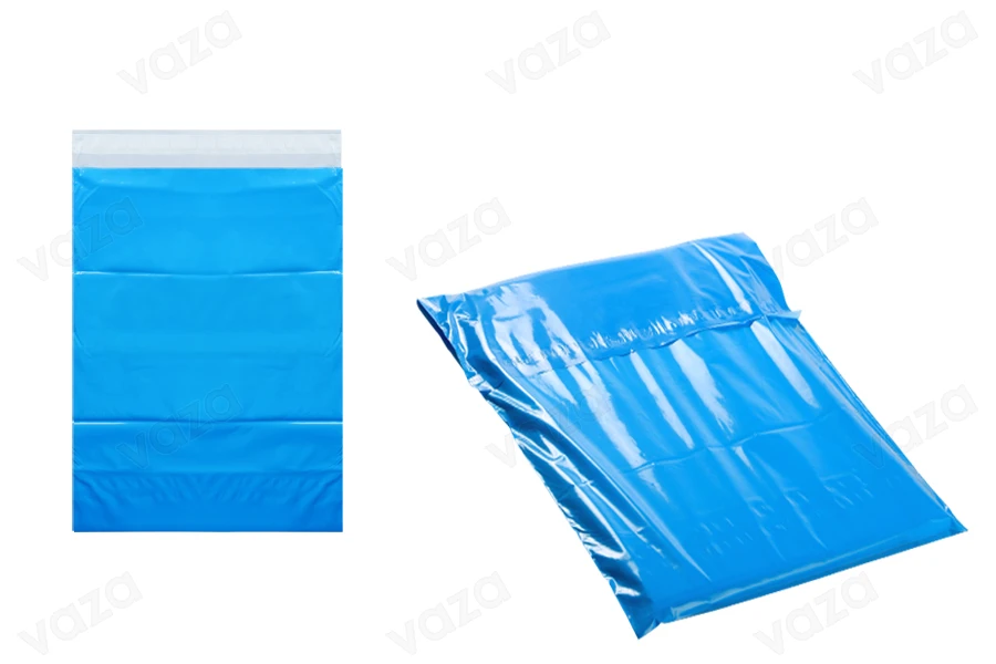 Σακουλάκια μεταφορών courier αδιάβροχα 280x420 mm μπλε με αυτοκόλλητο κλείσιμο - 100 τμχ Σακουλάκια μεταφορών courier αδιάβροχα 280x420 mm μπλε με αυτοκόλλητο κλείσιμο - 100 τμχ-εικόνα_προϊοντική