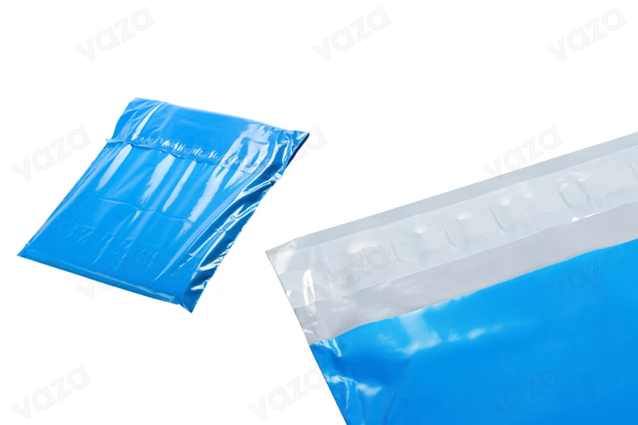 Σακουλάκια μεταφορών courier αδιάβροχα 280x420 mm μπλε με αυτοκόλλητο κλείσιμο - 100 τμχ Σακουλάκια μεταφορών courier αδιάβροχα 280x420 mm μπλε με αυτοκόλλητο κλείσιμο - 100 τμχ-εικόνα_σύνθεση
