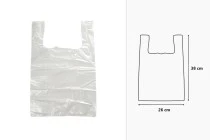 26x38 cm transparente Plastiktüte - 100 Stück 26x38 cm transparente Plastiktüte - 100 Stück