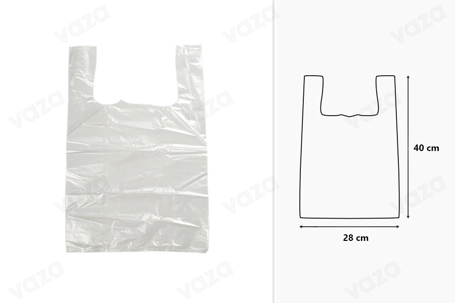 Σακούλα πλαστική 28x40 cm διάφανη - 100 τμχ Σακούλα πλαστική 28x40 cm διάφανη - 100 τμχ-εικόνα_διαστάσεις