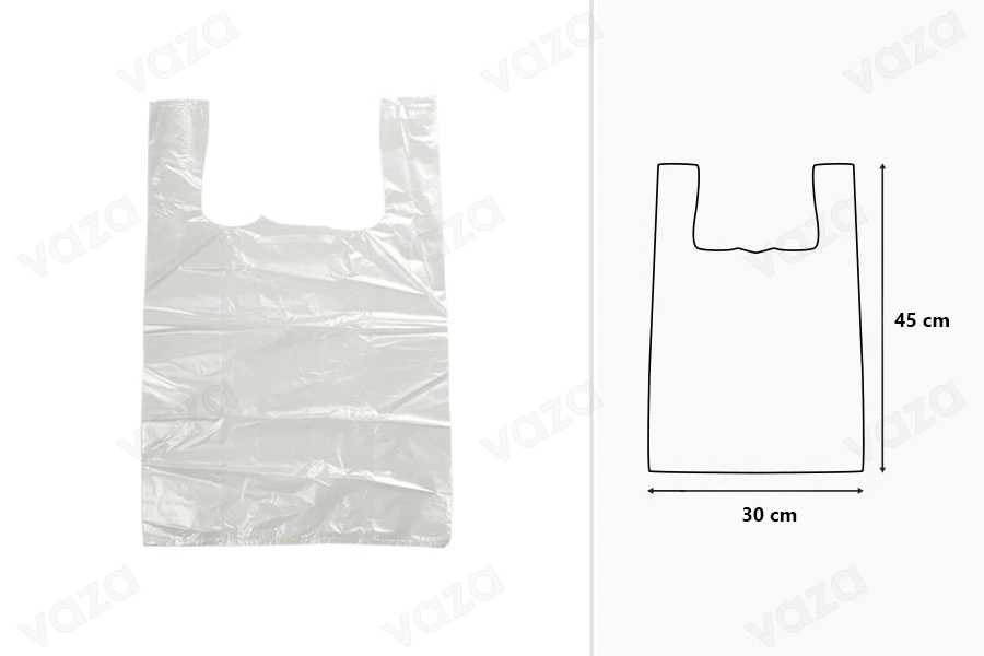 Sac en plastique  transparent 30 x 45 cm - 50 pcs-εικόνα_διαστάσεις