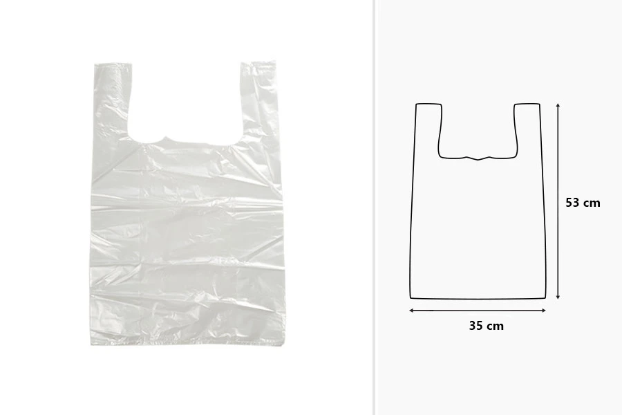 Σακούλα πλαστική 35x53 cm διάφανη - 50 τμχ Σακούλα πλαστική 35x53 cm διάφανη - 50 τμχ