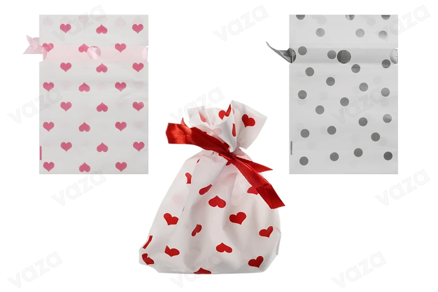 Sachets en plastique pour bonbons et confiseries 120 x 170 - 50 pcs-