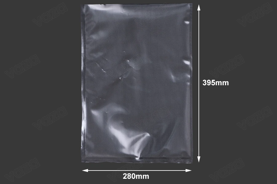 Vacuum sealing bags for optimal packaging and storing of food and other products 280x395mm - 100 pcs-image_dimensions