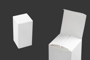 Scatola bianca di cartone 53x53x108 mm - 20 pz
