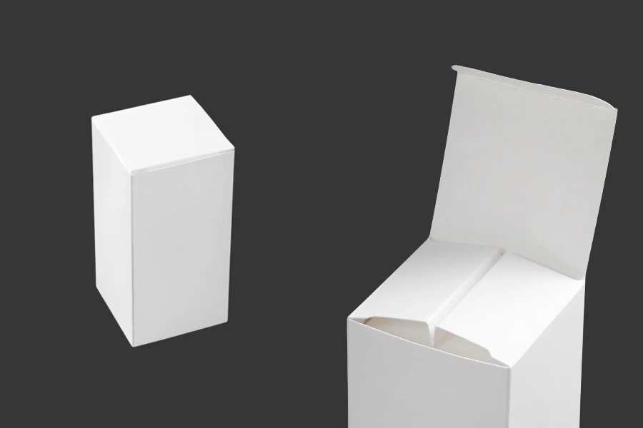 Κουτί χάρτινο σε λευκό χρώμα 53x53x108 mm - 20τμχ Κουτί χάρτινο σε λευκό χρώμα 53x53x108 mm - 20τμχ
