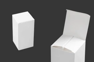 Scatola di cartone bianca 63x63x118 mm - 20 pezzi