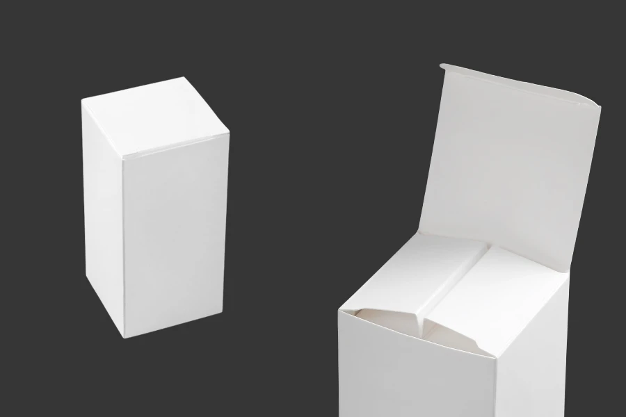 Κουτί χάρτινο σε λευκό χρώμα 63x63x118 mm - 20 τμχ Κουτί χάρτινο σε λευκό χρώμα 63x63x118 mm - 20 τμχ