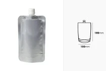 Doy Pack Aluminiumpackung (Beutel) 200ml mit weißem Deckel - 50 Stück Doy Pack Aluminiumpackung (Beutel) 200ml mit weißem Deckel - 50 Stück