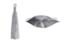 Συσκευασία (ασκός) αλουμινίου τύπου Doy Pack 300 ml με λευκό καπάκι ασφαλείας - 50 τμχ