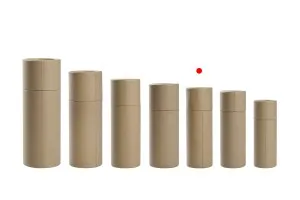 Schachtel zylindrisch aus Kraftpapier 42x125mm für Flaschen- 12 Stücke-7