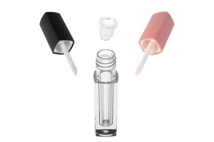 Etui en acrylique pour gloss à lèvres de 2 ml avec couvercle - 6 pcs-5