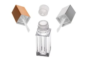 Etui en acrylique pour gloss à lèvres de 4 ml avec couvercle et égouttoir-5