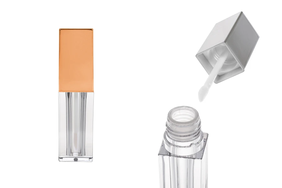 Θήκη για lip gloss 4 ml με καπάκι και αποστραγγιστήρα Θήκη για lip gloss 4 ml με καπάκι και αποστραγγιστήρα