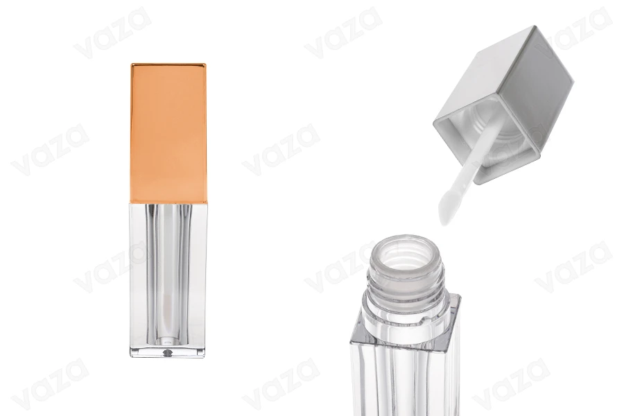 Θήκη για lip gloss 4 ml με καπάκι και αποστραγγιστήρα Θήκη για lip gloss 4 ml με καπάκι και αποστραγγιστήρα-εικόνα_προϊοντική