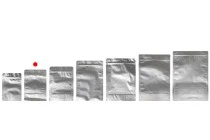 Σακουλάκια αλουμινίου τύπου Doy Pack 120x40x170 mm με κλείσιμο "zip" και δυνατότητα σφράγισης με θερμοκόλληση - 100 τμχ Σακουλάκια αλουμινίου τύπου Doy Pack 120x40x170 mm με κλείσιμο "zip" και δυνατότητα σφράγισης με θερμοκόλληση - 100 τμχ