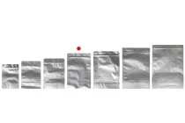 Σακουλάκια αλουμινίου τύπου Doy Pack 160x40x240 mm με κλείσιμο "zip" και δυνατότητα σφράγισης με θερμοκόλληση - 100 τμχ Σακουλάκια αλουμινίου τύπου Doy Pack 160x40x240 mm με κλείσιμο "zip" και δυνατότητα σφράγισης με θερμοκόλληση - 100 τμχ