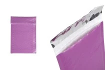Φάκελοι με αεροπλάστ 10x18 cm σε μωβ ματ χρώμα - 10 τμχ Φάκελοι με αεροπλάστ 10x18 cm σε μωβ ματ χρώμα - 10 τμχ