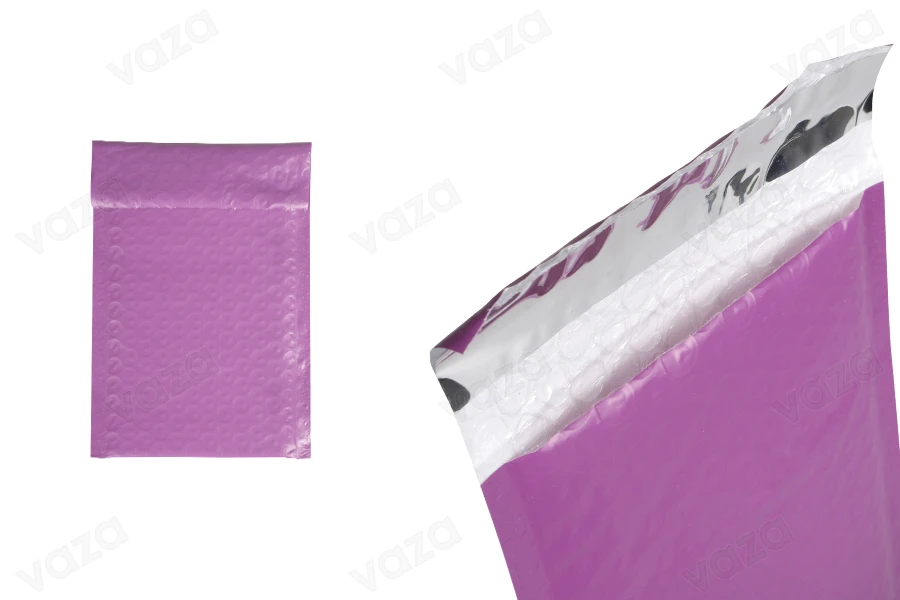 Φάκελοι με αεροπλάστ 10x18 cm σε μωβ ματ χρώμα - 10 τμχ Φάκελοι με αεροπλάστ 10x18 cm σε μωβ ματ χρώμα - 10 τμχ-εικόνα_προϊοντική