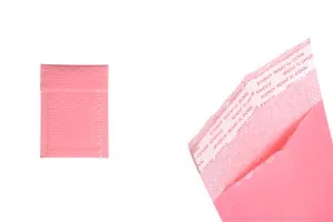 Φάκελοι με αεροπλάστ 9x15 cm σε ροζ ματ χρώμα - 10 τμχ-1
