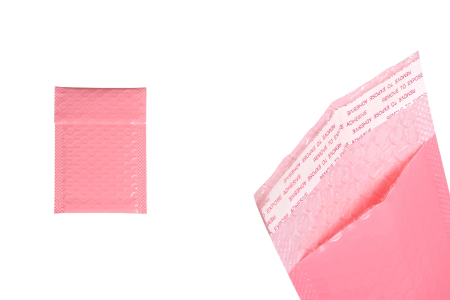 Φάκελοι με αεροπλάστ 9x15 cm σε ροζ ματ χρώμα - 10 τμχ Φάκελοι με αεροπλάστ 9x15 cm σε ροζ ματ χρώμα - 10 τμχ