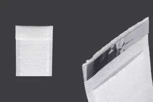 Φάκελοι με αεροπλάστ 9x15 cm σε λευκό ματ χρώμα - 10 τμχ-1