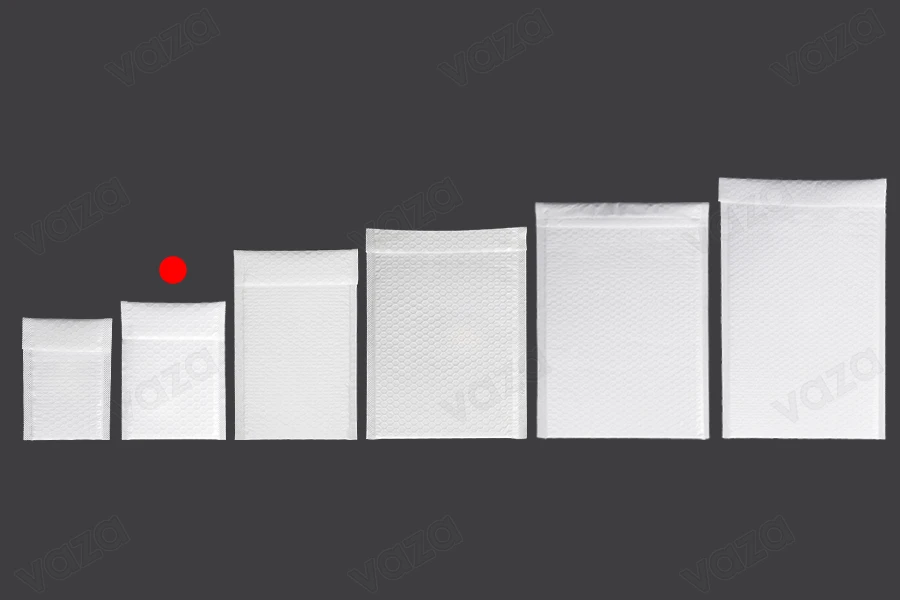 Envelopes with airplast 11x18 cm in white matte color - 10 pcs-image_group