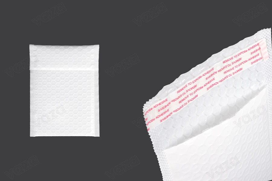 Envelopes with airplast 11x18 cm in white matte color - 10 pcs-image_product