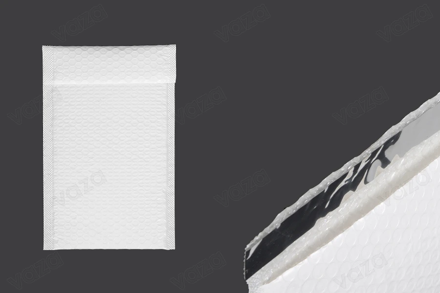 Φάκελοι με αεροπλάστ 14x25 cm σε λευκό ματ χρώμα - 10 τμχ Φάκελοι με αεροπλάστ 14x25 cm σε λευκό ματ χρώμα - 10 τμχ-εικόνα_προϊοντική