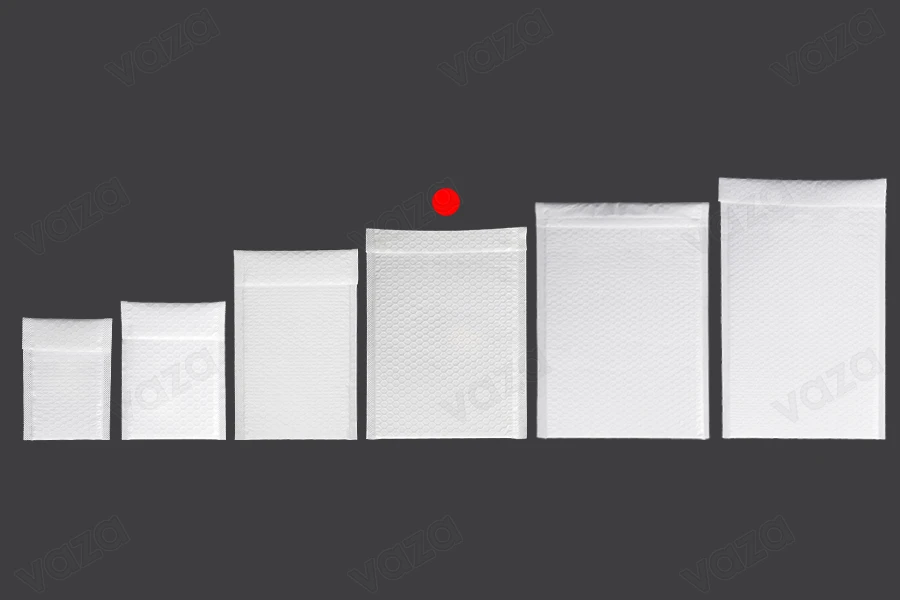 Umschläge mit Airplast 18x26cm in matt weißer Farbe - 10 Stück-bildgruppe