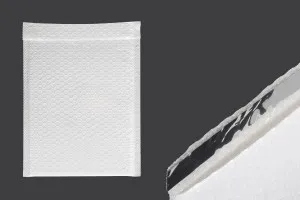 Φάκελοι με αεροπλάστ 18x26 cm σε λευκό ματ χρώμα - 10 τμχ-1