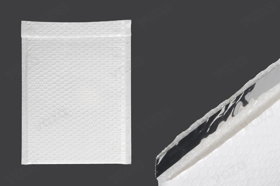 Umschläge mit Airplast 18x26cm in matt weißer Farbe - 10 Stück-produktbild