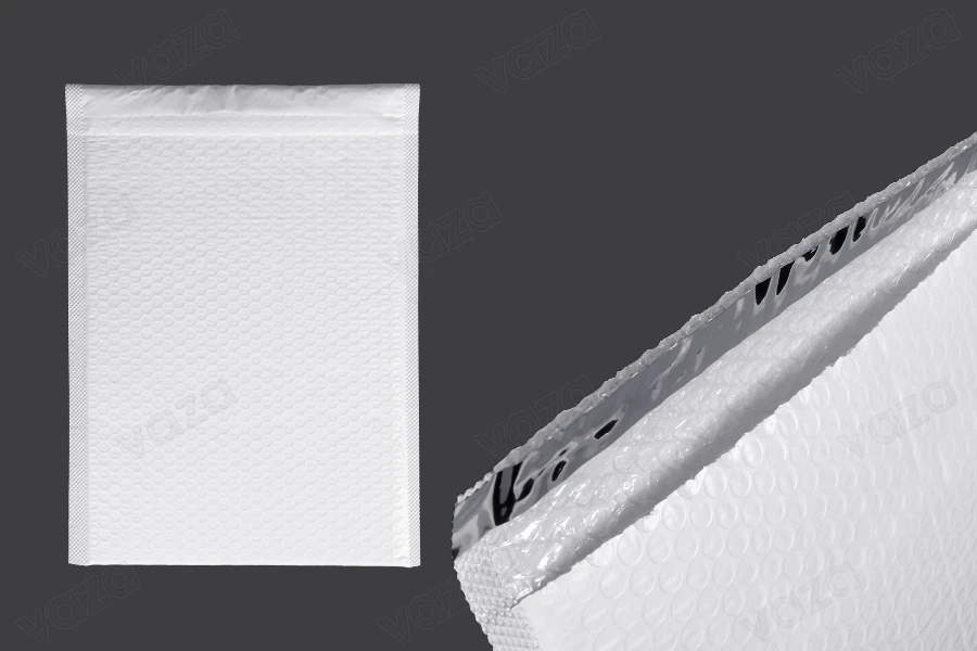 Umschläge mit Airplast 22x32cm in mattweißer Farbe-produktbild