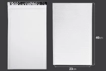 Φάκελοι με αεροπλάστ 23x40 cm σε λευκό ματ χρώμα - 10 τμχ