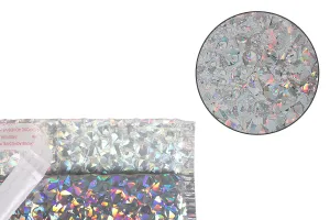 Enveloppes à bulles d'air aux dimensions 13 x 20 cm en couleur argent irisé - 10 pcs-3