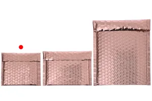 Enveloppes à bulles d'air aux dimensions 13 x 13 cm en différentes teintes brillantes - 10 pcs-9