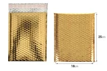Φάκελοι με αεροπλάστ 16x22,5 cm σε χρυσό γυαλιστερό χρώμα - 10 τμχ Φάκελοι με αεροπλάστ 16x22,5 cm σε χρυσό γυαλιστερό χρώμα - 10 τμχ