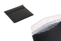 Φάκελοι με αεροπλάστ 13x13 cm σε μαύρο ματ χρώμα - 10 τμχ Φάκελοι με αεροπλάστ 13x13 cm σε μαύρο ματ χρώμα - 10 τμχ