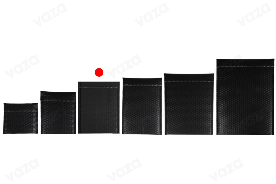 Envelopes with airplast 16x23 cm in black matte color - 10 pcs-image_group
