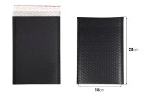 Φάκελοι με αεροπλάστ 18x28 cm σε μαύρο ματ χρώμα - 10 τμχ Φάκελοι με αεροπλάστ 18x28 cm σε μαύρο ματ χρώμα - 10 τμχ