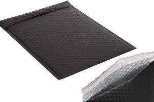 Φάκελοι με αεροπλάστ 26x38 cm σε μαύρο ματ χρώμα - 10 τμχ-1