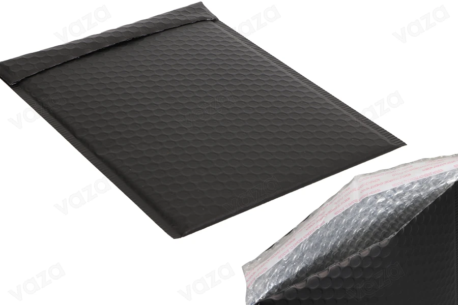 Buste imbottite 26x38 cm in colore nero opaco - 10 pz Buste imbottite 26x38 cm in colore nero opaco - 10 pz-immagine_prodotto