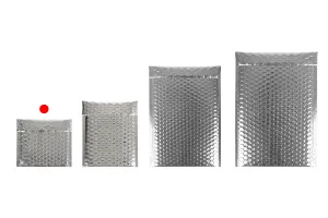 Enveloppes à bulles d'air aux dimensions 13 x 13 cm en différentes teintes brillantes - 10 pcs-6